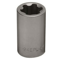 Sk Professional Tools Socket, Steel, Chrome, EP24 42724