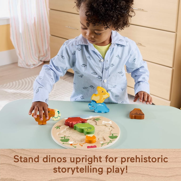 Fisher-Price Wooden 2-in-1 Dinosaur Puzzle photo 4