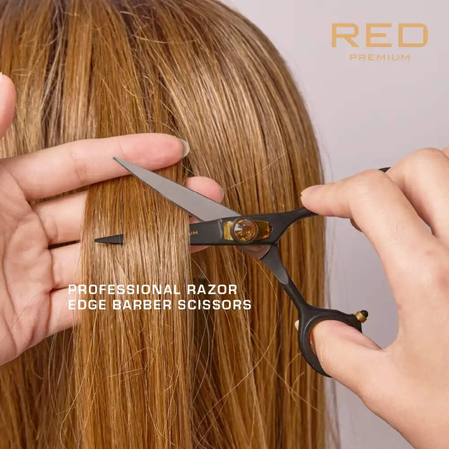 Red by Kiss Premium Artisan Professional Hair Shears, Ice Tempered