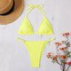 thumbnail image 5 of Traje de baño dividido para mujer a la moda, cintura sin aros con almohadilla, conjunto de Bikini Sexy sólido Fridja  nalpqowj57754, 5 of 8