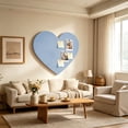 thumbnail image 6 of Heart-Shaped Fabric Bulletin Board, 15.7x15.7 Inch Decorative Memo & Photo Pin Board, Cute Vision Board for Home Office, Bedroom or Valentines Day Gifts Wall Decor, 6 of 6