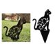 thumbnail image 3 of Artesanía impermeable para gatos Estatuas acrílicas para jardín de gato, de , estacas decorativas para jardín, estatuas para exteriores, estacas de animales para - D 14x24.5cm Magideal Artesanía impermeable para gatos, 3 of 7