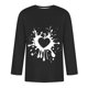 thumbnail image 5 of Camisetas de Manga Larga para Hombres, Día de San Valentín Impreso 3/4 Manga Camiseta de Fitness, Mezcla de Algodón Casual, 5 of 9