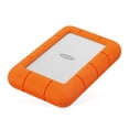 thumbnail image 1 of LaCie Rugged Mini, 5T,B USB 3.0 Disco duro externo portátil de 2,5 pulgadas para PC y Mac, naranja/gris, con servicios de rescate (STJJ5000400), 1 of 5