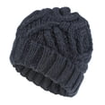 thumbnail image 2 of Visland Women Knit Beanie Hats, Fashion Soft Chunky Woolen Yarn Autumn Winter Head Warm Skully Beanie Cap for Skiing Traveling Riding Shopping Dating, 2 of 8