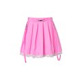 thumbnail image 2 of Lnzyyephy Women Lace Skirt, High-Waist Half-Dress, Slimming Spring Fall Pleated Tummy Control Solid Color Skirt, 2 of 8