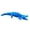 Blue, variant on 3D Printed Crocodile Dragon Lizard Ornament with Moveable Joints, 3D printed crocodile ornament, any occasion.