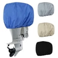thumbnail image 4 of Wmool Heavy Duty Outboard Motor Cover, 210D Oxford Cloth Waterproof Trailerable Boat Engine Cover, Windproof & Fade-Resistant Marine Motor Protector for 15-250HP Engines, 4 of 8