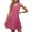 Hot Pink A, variant on Bovxnpu Summer Girls Dresses, Girls Tank Play Dress Casual Sundress, Toddler Kids Girls Cute Solid Color Stretchy Camisole Sleeveless Pocket Dress A Line Dress 5 Years