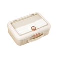 thumbnail image 2 of Siruishop Boîte de Rangement pour Documents, Grande Capacité, Organisateur de Fichiers Blanc, 2 of 8