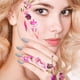 thumbnail image 4 of 12 juegos de uñas postizas de longitud media, uñas postizas cortas para mujeres y niñas, 4 of 5
