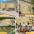 thumbnail image 6 of Vintage Bamboos Garage Door Cover Banner 7 x 8 FT, Ink Painting Retro Art Rustic Garage Door Curtains Backdrop with Grommets for Indoor Outdoor Wall Party Porch Yard Decorations Background, 6 of 9