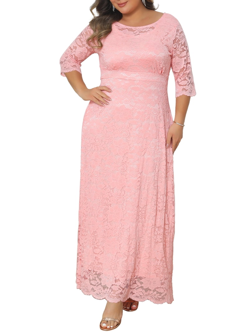 womens blush lace dress Chic Lace Dress - Blush Pink Lace Dress - Lace Midi Dress