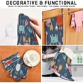 thumbnail image 2 of Colorful Sea Crabs Tea Towels Set of 6 Summer Holidays Kitchen Dish Cloth with Hanging Loop, 18"x28"Lint-Free Absorbent Towel for Kitchen Drying Wiping and Cleaning, 2 of 5