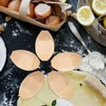 thumbnail image 2 of 100x barco de madera respetuoso con el medio ambiente plato desechable para comer con los dedos plato desechable plato de cena plato, 2 of 5