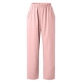 thumbnail image 3 of Akiihool Women Pants Casual Work Harem Yoga Pants for Women Hippie Boho Beach Print Plus (Pink,XL), 3 of 5