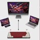 thumbnail image 5 of Teclado de juego Capacios de computadora ergonómicos PC Accesorio Accesorio Aparato de entrada Reemplazo de teclado de escritorio para Ajazz K610T Brownswitch RojoBlanco Inevent EL005325-03B, 5 of 7