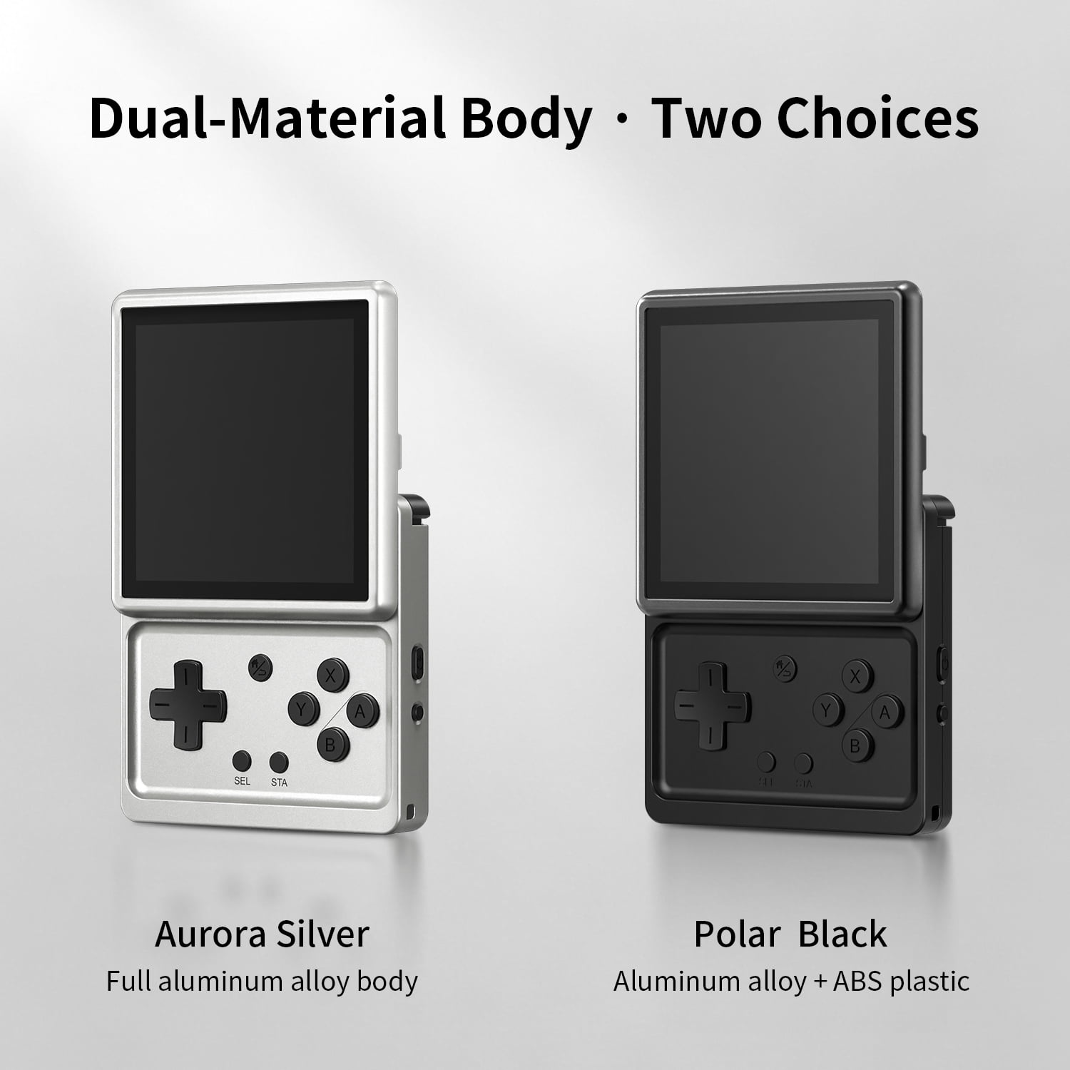 その他 rg rotate aurora silver RG rotate Handheld Game Consoles RG rotate Gaming Console Video