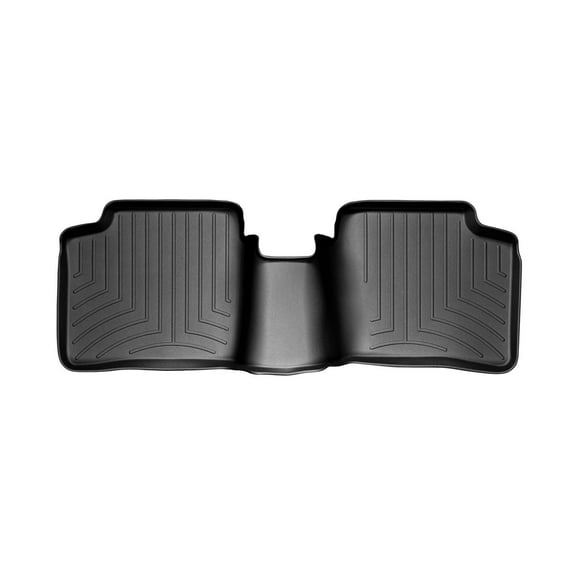 WeatherTech Custom Fit FloorLiners compatible with 2004-2009 Toyota Prius - 2nd Row, Black