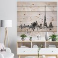 thumbnail image 3 of Design Art - Paris avec Silhouette Eiffel, 3 of 5