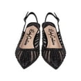 thumbnail image 2 of Ninety Union Lady Couture Rosita Mesh Rhinestone Heel Slingback, Black, 10, 2 of 5