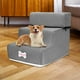 thumbnail image 4 of Escalera para perros antideslizante de 3 niveles para exteriores, lavable, para interior y exterior gris, 4 of 9