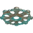 thumbnail image 3 of Ekena Millwork 20 7/8"OD x 3 5/8"ID x 1"P Angel Ceiling Medallion (Fits Canopies up to 4 3/8"), Hand-Painted Copper Green Patina, 3 of 7
