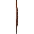 thumbnail image 4 of Ekena Millwork 23 5/8"OD x 4"ID x 1 1/2"P Rose and Ribbon Ceiling Medallion (Fits Canopies up to 4"), Hand-Painted Burnished Mahogany Crackle, 4 of 5