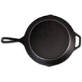 thumbnail image 3 of Mango en forma de lágrima Skillet Lodge Signature de hierro fundido de 13.25 pulgadas, 3 of 6
