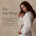 thumbnail image 2 of Portabebés Solly, para recién nacidos y niños pequeños de 8 a 25 libras, tela suave y liviana, reduce el llanto del bebé y aumenta la conexión, esencial para el posparto, regalos para la nueva mamá, i, 2 of 5