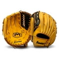thumbnail image 2 of Franklin Sports Field Master Baseball + Softball Glove - Adult + Youth Mitt - 12" Lefty - Black/Tan, 2 of 7