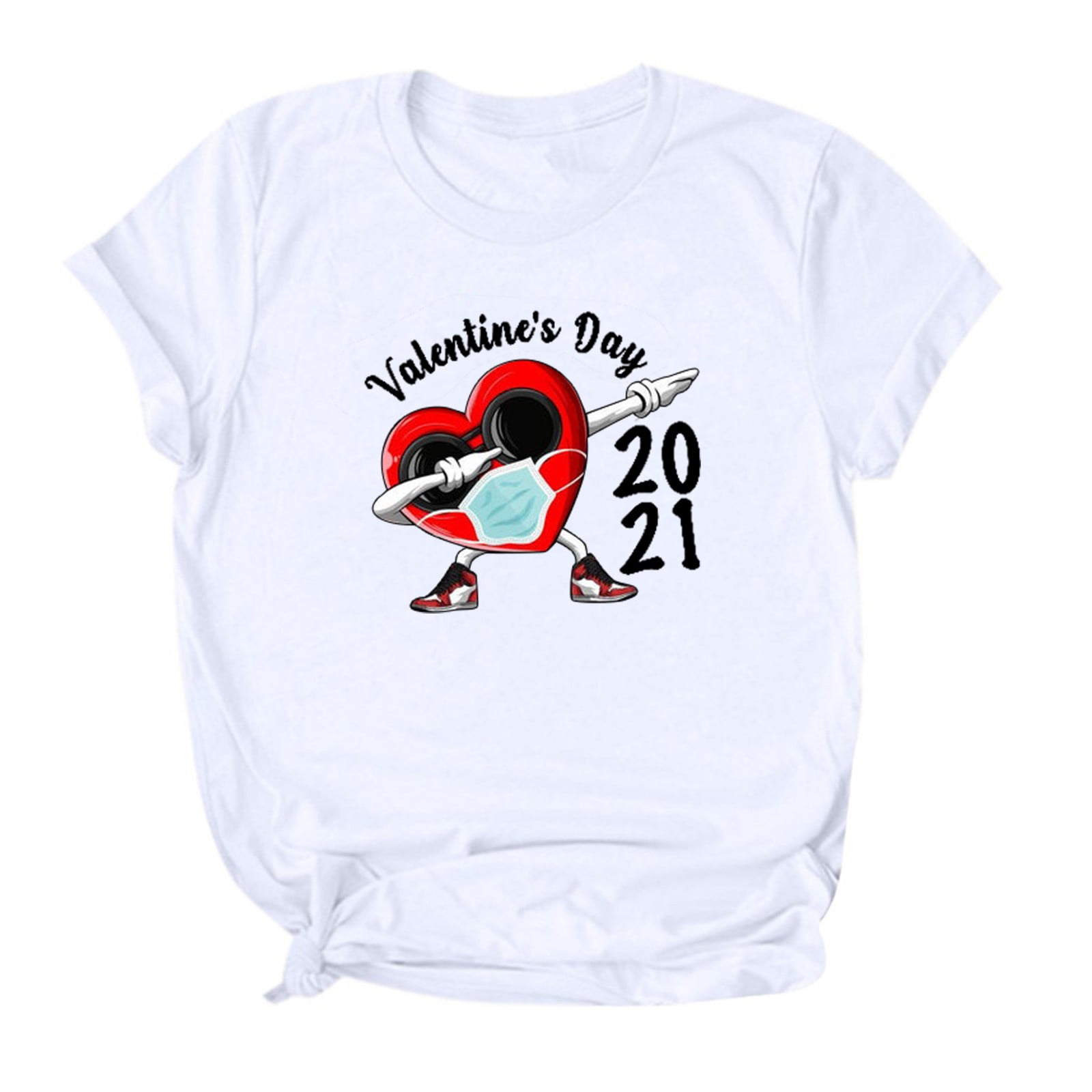 Workout Shirts for Women Slim T-Shirt Valentine's Casual O-Neck Happy Day Print Cartoon Women's Women's T-Shirts Soft Long Sleeve Tee Shirts for Women Workout Shirts for Women Slim T-Shirt Valentine's Casual O-Neck Happy Day Print Cartoon Women's Women's T-Shirts Soft Long Sleeve Tee Shirts for Women