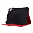 thumbnail image 2 of Embossed Tree PU Leather Flip Tablet Case for iPad mini 6th Gen 8.3" 2021 Shockproof Protection Card Slots Holder Stand with Pen Slot & Auto Sleep/Wake Smart Case Cover, Red, 2 of 9
