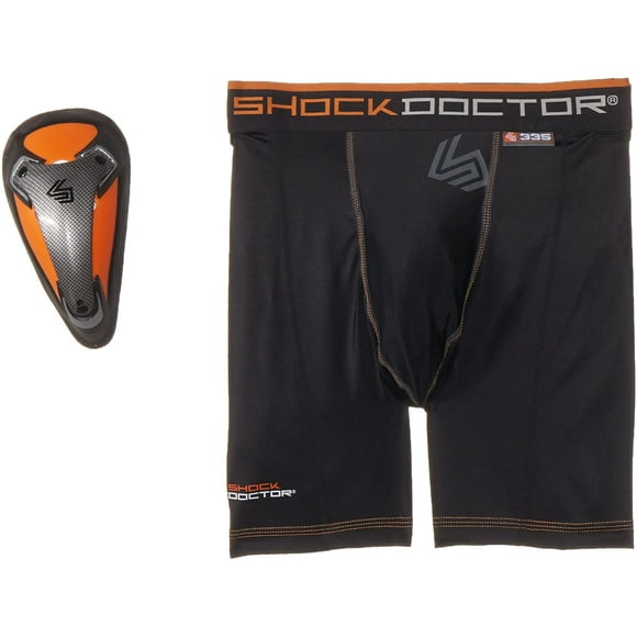 Shock Doctor Mens Ultra Pro Boxer Compression Shorts with Ultra Cup
