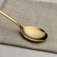 thumbnail image 5 of 20 Pieces Gold Plated Stainless Steel Flatware Set, Sliverware Cutlery Set Service for 4, Mirror Polished, 5 of 7