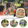 thumbnail image 4 of Yuyamidu Kawaii Capybara Kids Lunch Box Bag Insulated and Lightweight, Large Capacity Lunch Tote with Adjustable Strap for School, 4 of 6