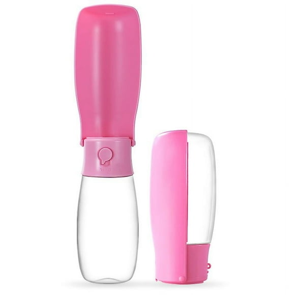 Bouteille d'Eau pour Chiens 550ml : Bouteille d'Eau Pliable pour Chien de Compagnie Voyage Sans BPA Anti-Fuite pour Randonnée Voyage