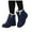 Blue, variant on Womens Fleece Lined Ankle Boots Winter Non Slip Snow Booties Warm Lace up Walking Shoes