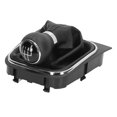 thumbnail image 3 of Gear  Knob Boot Kit, Direct Replacement Gear  Stick Knob Gaiter Kit Sensitive Control Dustproof PU Leather Ergonomic Design  For Car Black, 3 of 8
