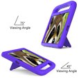 thumbnail image 3 of Allytech Lenovo Tab P11(TB-J606F/TB-J606X) 11 Inch Case,Soft EVA Rubber Children Proof Handle Kickstand Heavy Duty Protection Shockproof Case Cover for Lenovo Tab P11(TB-J606F/TB-J606X),Purple, 3 of 6