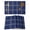 Blue, variant on Sage Green Boho Placemats Set of 6, Farmhouse Chic Abstract Patterned Placemats for Dining Table, Place Mats for Kitchen Tabletop, Waterproof Wipeable Dining Table Mats Set