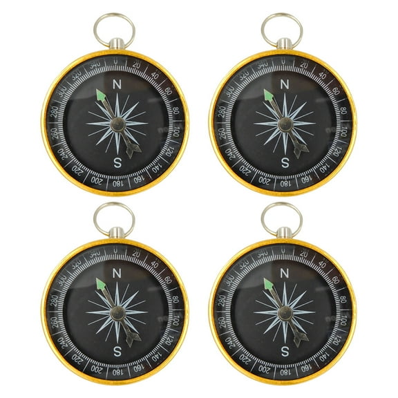 FRCOLOR  4 Pcs Compass with Mirror Pocket Survival Child Travel