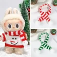 thumbnail image 4 of Mini ropa para muñeca de 15-17cm, accesorios para Corea, Kpop, Exo, Labubu, Idol V1 V2, suéter de Navidad de invierno, conjunto de bufanda, ropa, 4 of 5