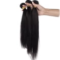 thumbnail image 4 of LELINTA 12"-20" Silky Straight Jet Black 1 Bundle Bulk Human Hair Extensions 100g, 4 of 5