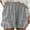 Gray, variant on 2026 ! asdoklhq 2026 Summer Fall Shorts for Women $5, Womens Plus size Fashion Womens Plus Size Casual Elastic Waist Pocket Loose Solid Shorts Pants