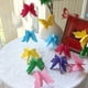 thumbnail image 1 of Nvzi 2 guirnaldas decorativas colgantes de papel 3D con forma de mariposa para bodas, baby shower, cumpleaños y decoración temática, 118 pulgadas de largo, coloridas, 1 of 4