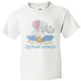 thumbnail image 3 of Inktastic My Nonni Loves Me Cute Elephants Clouds Moon and Stars Youth T-Shirt, 3 of 5