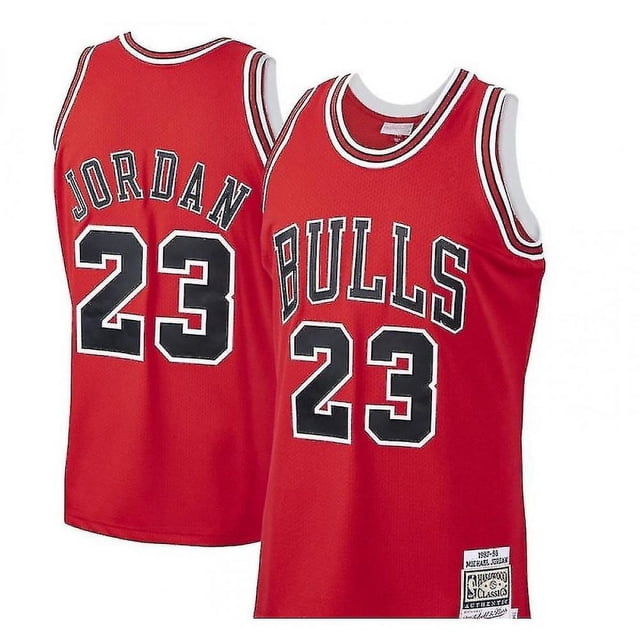 Camiseta de baloncesto para hombre Chicago Bulls roja M oso de fresa Electrónica