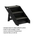 thumbnail image 4 of PETMAKER Foldable Nonslip Carpeted Pet Stairs with 3-Step Design (Gray), 4 of 8