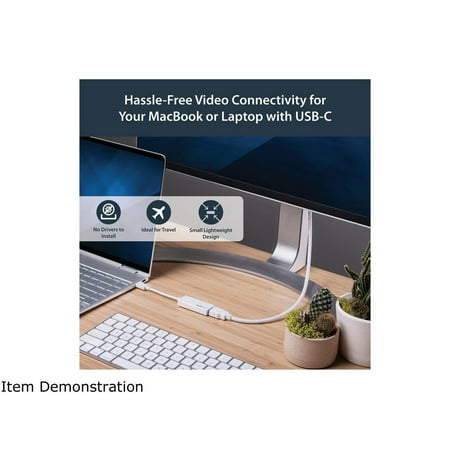 StarTech.com - USB Type-C to HDMI External Video Adapter - White